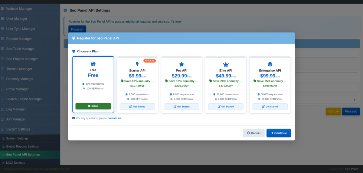 SEO Panel 6.0.0 Released – Seo Panel API, New Dashboard, DataForSEO & 3-Tier SERP Engine
