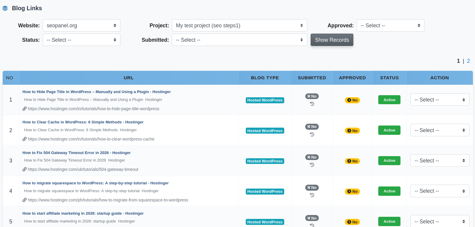 Blog Community screenshot 5